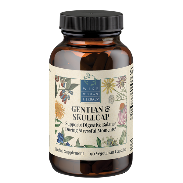 gentian & skullcap capsules wise woman herbals