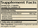 gentian & skullcap capsules wise woman herbals supplement facts
