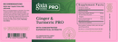 ginger & turmeric pro gaia herbs pro label