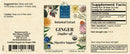 zingiber ginger wise woman herbals label