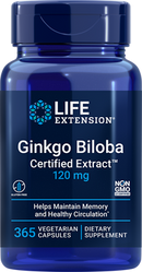 ginkgo biloba certified extract (life extension)