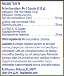 glucamune supplement facts