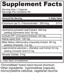 glucosynergy davinci labs supplement facts