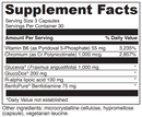 gluco benefits davinci labs supplement facts