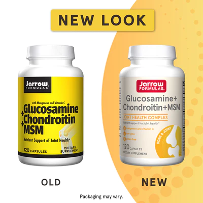 Glucosamine Chondroitin MSM Jarrow Formulas new look