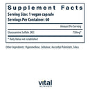 glucosamine sulfate vital nutrients supplement facts