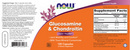 glucosamine & chondroitin (now foods) label