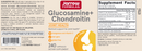 glucosamine + chondroitin jarrow formulas label