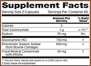 glucosamine & chondroitin (now foods) supplement facts