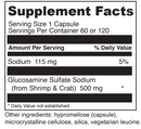 glucosamine sulfate davinci labs supplement facts