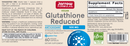 glutathione reduced 500 mg jarrow formulas label