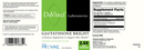 Glutathione Bright (DaVinci Labs) label