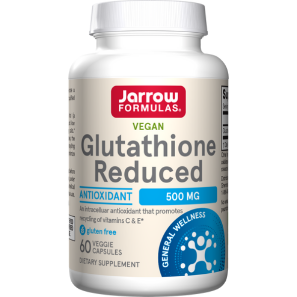 Jarrow Formulas Reduced Glutathione, 500 mg, Capsules - 60 count Jarrow Formulas Reduced Glutathione, 500 mg, Capsules - 60 count