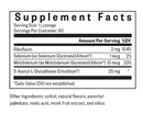 glutathione with cofactors lozenges seeking health supplement facts