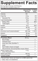 glycemacore ortho molecular supplement facts