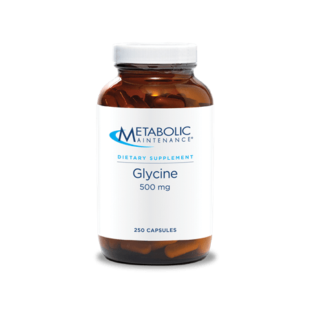 glycine capsules 500 mg (metabolic maintenance)