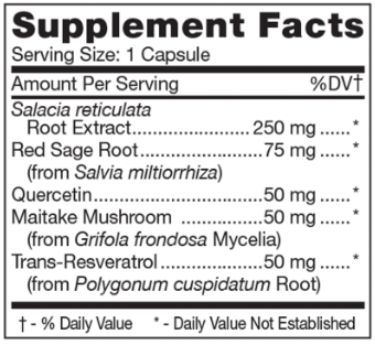 Glycoscia (D'Adamo Personalized Nutrition) supplement facts