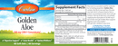 golden aloe carlson labs label