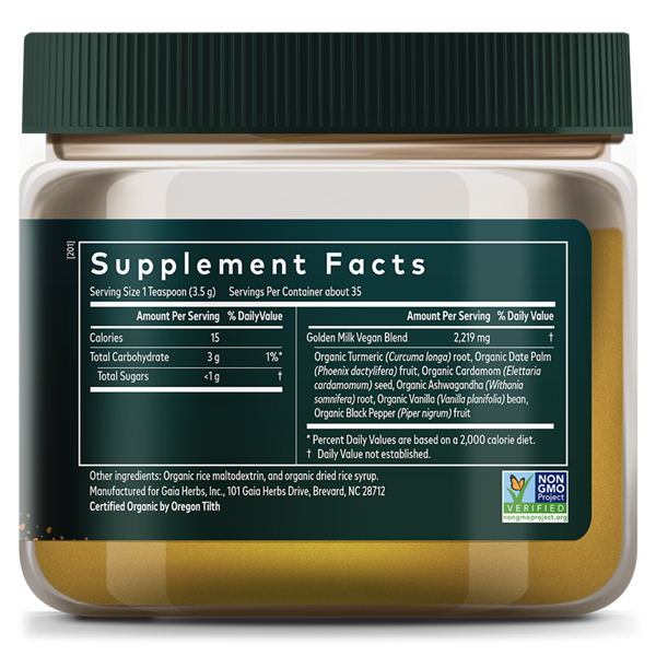 golden milk gaia herbs