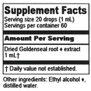 goldenseal extract (herbalist alchemist) supplement facts