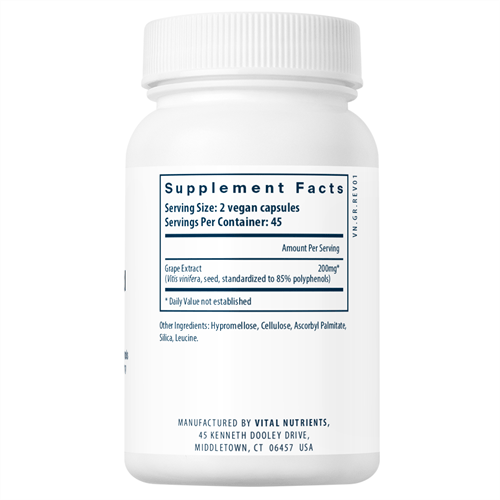 Grape Seed Extract 100 mg (Vital Nutrients)