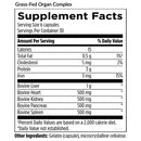 grass-fed organ complex (equilife) supplement facts