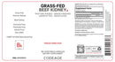 beef kidney codeage label