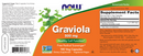 graviola 500 mg (now foods) label