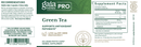 green tea gaia herbs pro label