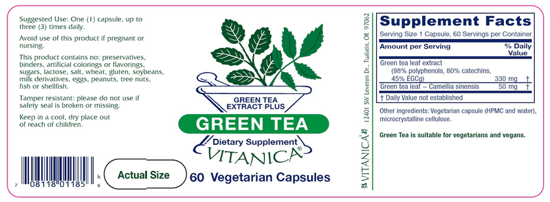 Green Tea Vitanica products