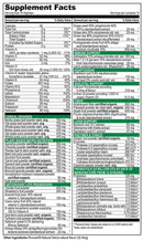 green vibrance capsules (vibrant health) supplement facts