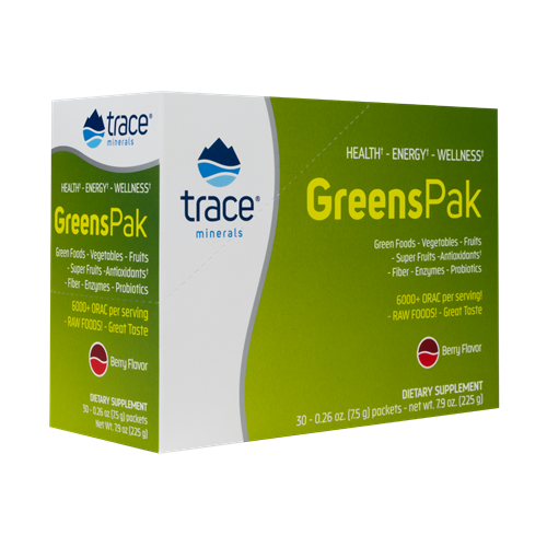 Greens Pak-Berry Trace Minerals Research
