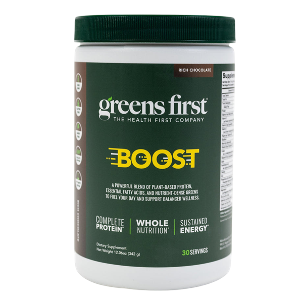 greens first boost rich chocolate