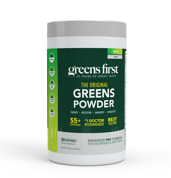 greens first powder original mint