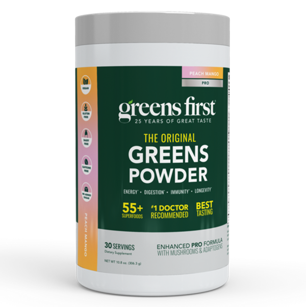 greens first pro peach mango greens first