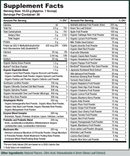 greens first powder berry supplement facts