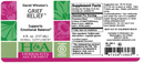 grief relief (herbalist alchemist) label