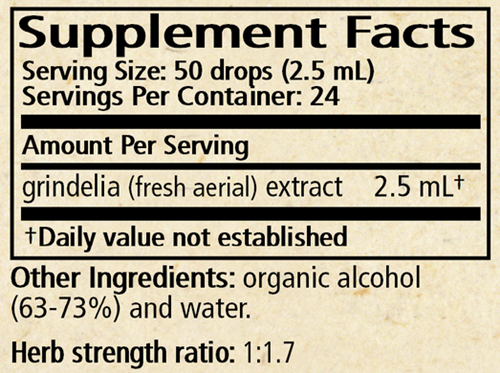 grindelia gumweed wise woman herbals supplement facts
