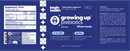 growing up prebiotics whole family jar label