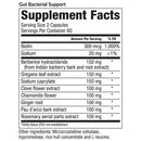 gut bacterial support (equilife) supplement facts