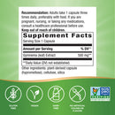 gymnema capsules (nature's way) supplement facts