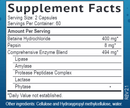 hcl + enzymes smidge supplement facts