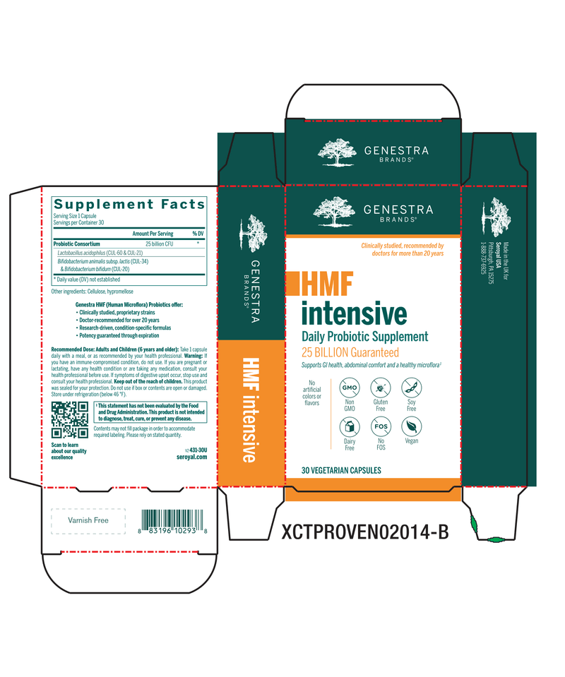 HMF Intensive label Genestra