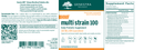 hmf multi strain 100 genestra label