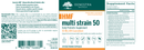 HMF multi strain 50 genestra label