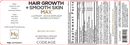 hair growth + smooth skin max codeage label