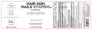 hair skin nails vitamins platinum codeage label