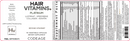 hair vitamins platinum codeage label