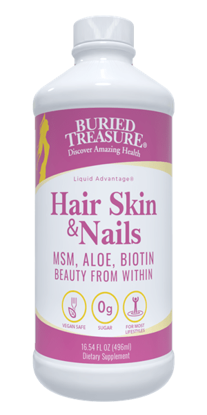 hair skin & nails buried treasure