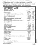 hair skin & nails guard (perque) supplement facts
